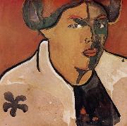 Kasimir Malevich The Portrait of Character USA oil painting artist